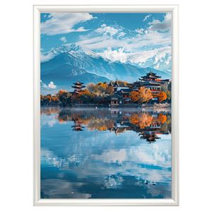 Picture of A2 Tamper Resistant Poster Frames In Silver 32mm